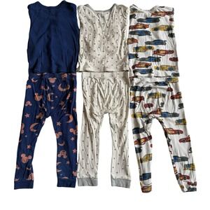 Gap Pajamas Blue White Mickey Cars Stars Kids 4T